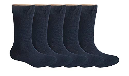 Image of Cotson Men's Organic Cotton Full Length Socks (Black, Free Size) Pack Of 6