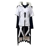 Game Undertale Xtale Cross Sans Cosplay Costume Christmas Carnival Party Long Windbreaker Jacket Hooded Shorts (Female, M)