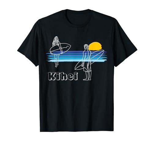 Kihei Surfing Beach Surf Guy Girl T-Shirt