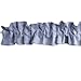 Zen Creative Designs Cotton 1/8 Inch Gingham Checkered Print Sleeve Topper Window Valance Top Bottom Ruffle Home DÃ©cor Bedroom Nursery Kitchen Window (58