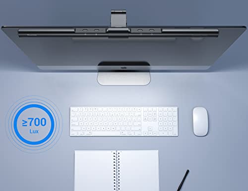 Quntis Computer Monitor Lamp, Screen Monitor Light Bar For Eye Caring, E-Reading Led Task Lamp With Auto-Dimming, Dimmable Lamp Bar, Touch Control, No Screen Glare Space Saving Home Office Desk Lamps #TOP1