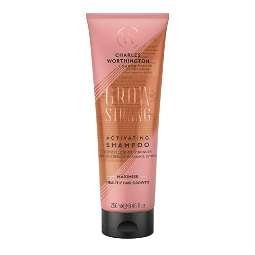 Charles Worthington Grow Strong Activating Shampoo Hair Growth Shampoo for Fine Hair Hair Repair Products for Women and Men Salon Hair Repair 250 ml