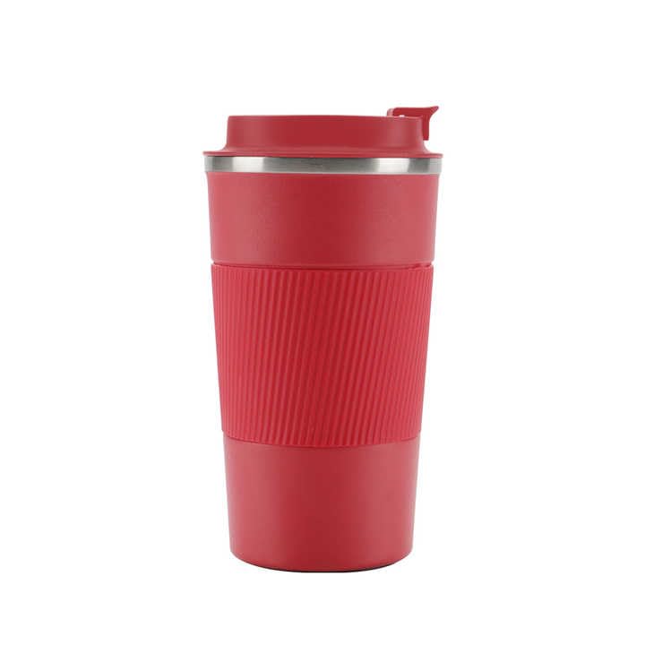 Travel Coffee Mug Stainless Steel (Red)
