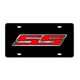 Kasflag SS Black License Plate Compatible with Camaro Aluminum,6 by 12 Inches,HD Printing