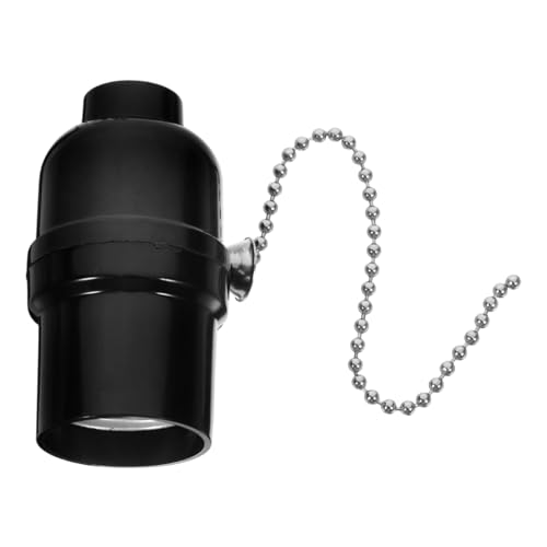 ERINGOGO Pull Chain Lamp Base Socket Replacement for Ceiling Light E27 Thread Sturdy Pull Switch Holder