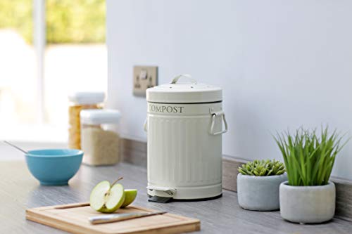 Bote de compostaje de cocina con pedal 3 litros miniatura 2