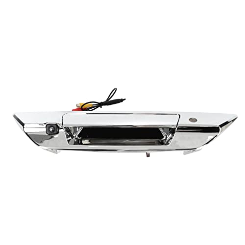 Image of Backup Camera Qiilu Rear View License Plate Reverse Camera Car Trunk Handle Color Backup Camera IP66 150‑170 Wide Angles Replacement for 2017‑2021(Silver)