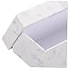IMIKEYA 2pcs Marble Pattern Jewelry Boxes for Necklace Packaging Elegant Boxes for Christmas Birthdays and Special Occasions