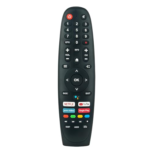 Replacement Voice Remote Control Compatible for Caixun/Sansui/Blaupunkt/Arrqw Android Smart TV EC40V2FA EC32V2HA BA40F4382QEB BP320HSG9200 RO 75LEG RO 50LEG RO 55LEG RO 65LEG 2022 Model