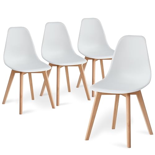 BenyLed Set di 4 Sedie da Pranzo Moderna Sedia Laterale