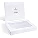 Cookie Cake Shop White Gift Boxes with Clear Window (12-Pack) Paper DIY Craft Storage | For Cookies, Goodies, Sweet Treats, T-Shirts, Gifts, Baked Goods | Hobbies, Crafter, & Other Small Favors