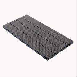 Kontiki - Deck Tiles Interlocking Basics +Plus Slate, 12"x12"x1 ...