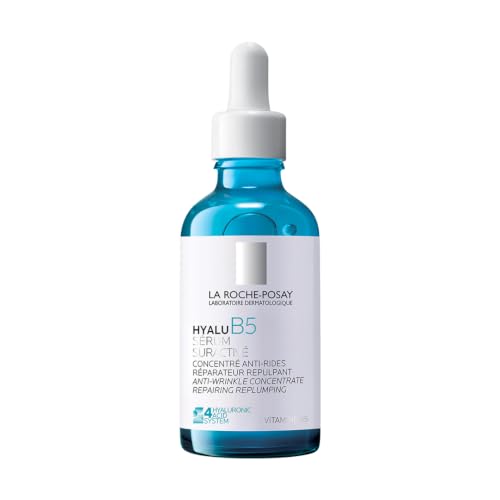 La Roche Posay Hyalu B5 Suractivated Hyaluronic Acid Serum Anti-Aging Face Serum with 4 Forms of Hyaluronic Acid & Vitamin B5 Replumping & Repairing Treatment for Sensitive Skin 50ml