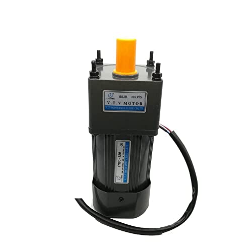 YN90-120 220V AC Gear Motor 120 Watt 5 Wires Adjustable Speed Electric Industrial Motor 50 60HZ 90JB15G15