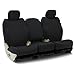 Coverking Custom Fit Seat Cover Designed for Select Chevrolet Models: 1 Row, Neoprene Fabric, Solid Black