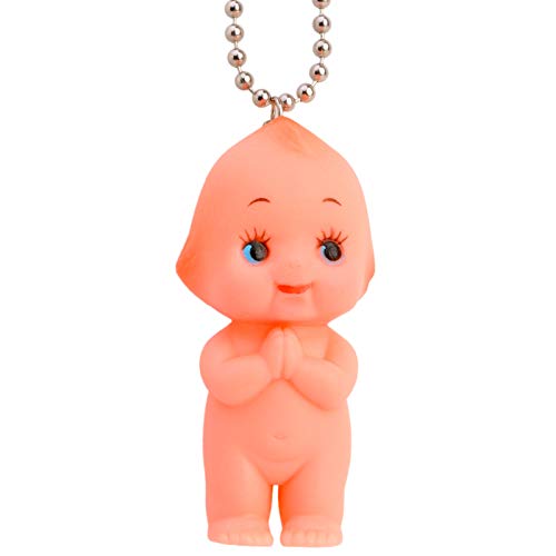Wish Pray Kewpie Cupie Baby Doll Ball Key Chain Pendant Necklace Cupid Charm Key-Ring2