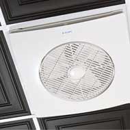 Udecor Drop Ceiling Fan - UL Certified - Remote Slave (Remote Sold Separately) - (24" x 24")