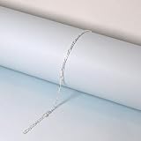 LES POULETTES BIJOUX - Bransoletka ze srebra próby 925 Figaro Mesh 1,7 mm