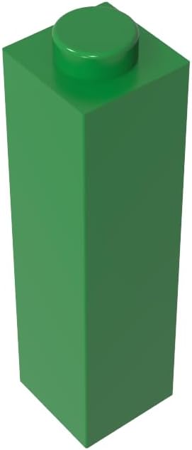 Gobricks GDS-865 Brick 1 x 1 x 3 Compatible with 14716 All Major Brick Brands Toys Building Blocks Technical Parts Assembles DIY (600 PCS,44 Trans-Yellow(130))