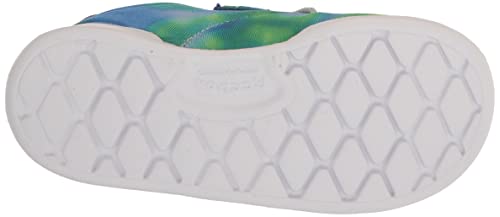 Reebok Kids Club C Slip On Sneaker, Vector Blue/Acid Yellow/White, 7 M (Toddler)4