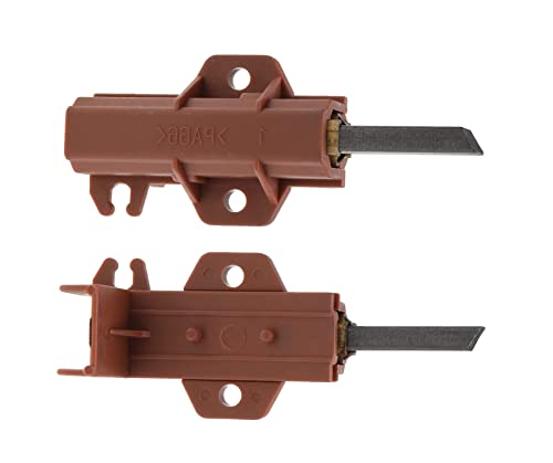 UTIZ 2pcs Washing Machine Motor Carbon Brushes And Holder For Hotpoint, Indesit, Ariston And Zanussi