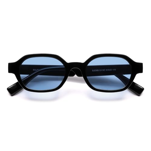 SOJOS Retro Polarized Hexagon Sunglasses SJ2389