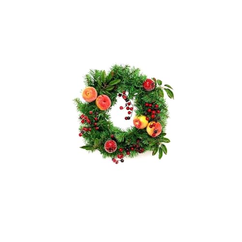 Couronnes de Noël FLXHSA lot de 2 pour sublimer votre cour et votre décoration d'hôtel