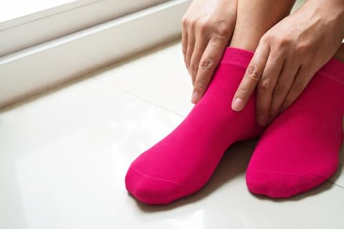 Image of RONDO Ankle Socks Unisex Thin Cotton Athletic Socks for Men for Women Running Socks Breathable Dry Fit Low Cut Golf Socks