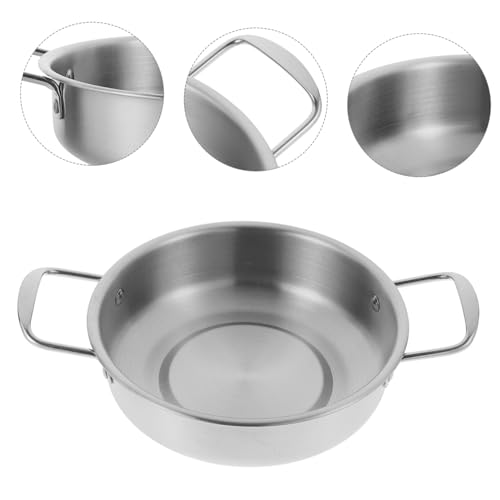 Wok de acero inoxidable multifuncional PRETYZOOM miniatura 7
