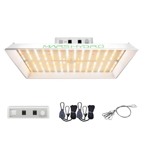 Best LED Grow Lights For Plants in A 4X4 Grow Tent | UrbanOrganicYield.com MARS HYDRO TS1000 150W LED Grow Light for Indoor Plants, with Patented Reflector, 5 Levels...