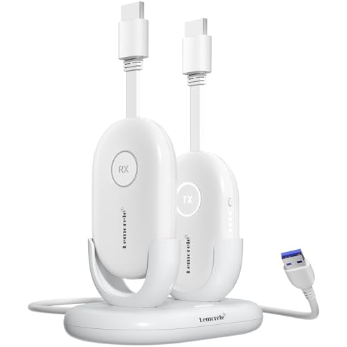 Lemorele G500 Expandable 8-in-1 Wireless HDMI Presentation System for Conference Rooms, 1080P 60Hz,...