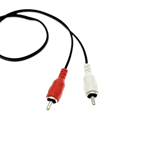 JZK 5 Pin Din Female to 2 RCA Male Professional Grade Audio Cable, Audio Cable Adapter for CD Player VCR DVD Stereo Systems - Image 4