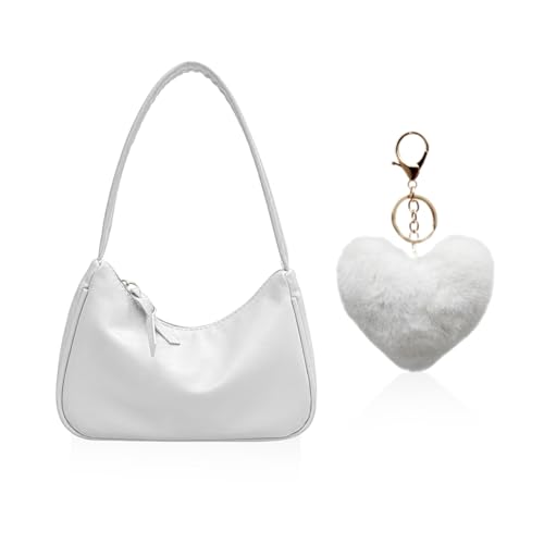 1 bolso axila, 1 colgante, bolso bandolera blanco...