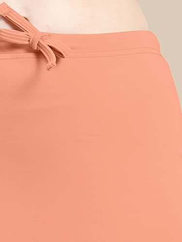 Image of Amazon Brand - Anarva Women Cotton Blended Saree Shapewear Regular Petticoat Skirt For Saree