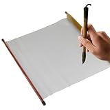 Water Writing Cloth, Reusable Chinese Calligraphy Practicing Tool, No Ink Chinese Calligraphy Practice Set, Calligraphy Practice Paper Rewritable Paper for Beginners Practicing, White