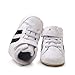 GAISUMMI Baby Shoes Boys Girls Infant Fashion Sneakers Non-Slip Soft Sole Toddler Crib First Walker Shoes(B1/White,12-18 Months)