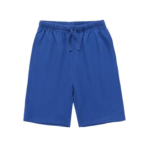 Kids Unisex 100% Cotton Casual Pull On Shorts for Boys and Girls 4-12 Years