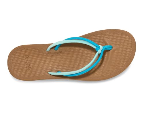 Image of Sanuk Womens Cosmic Sands | Water Resistant Flip Flops for Women | EVA Footbed With Arch Support | Women's Beach Sandals