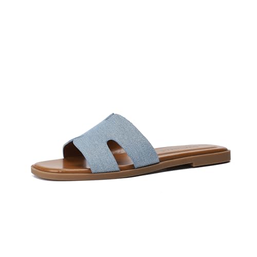 Image of Stratuxx Kaze Women's Open Toe Flat Dress Slide Sandals