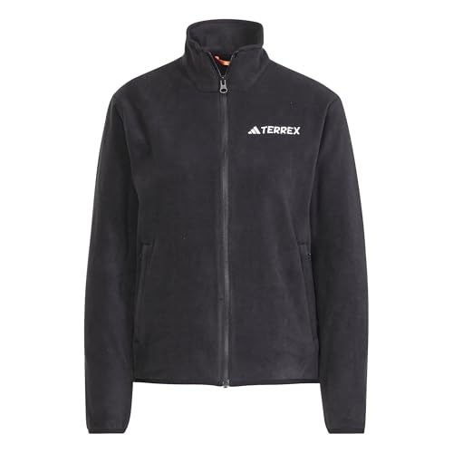 adidas Damen Terrex Multi Essentials Full Zip Fleece Jacket, Black, M