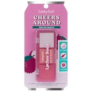 Cathy Doll Cheers Around Trio Eye Palette Stunning Eyeshadow for Bold & Beautiful Eyes in Lychee Soda-image-40