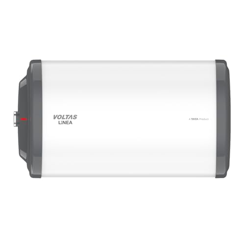 Image of Voltas Linea 15L 3 Star Horizontal Mounting 2000W Water Heater, with Quartzline Technology (Glassline Tank), Warranty: Tank 7 Years, Element 3 Years, 2 year Comprehensive