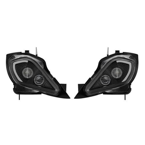 Antibrouillards longue portée LED puissants avec feux de jour DRL intégrés pour quad YFZ450R