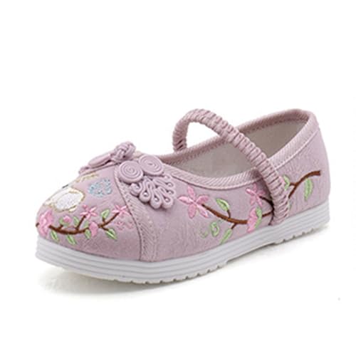 Generic Oink Slides Girls Flat Bottomed Embroidered Sandals Fashionable Costume Children Performance Sandals Simple Apparel (Purple, 8.5 Toddler)3