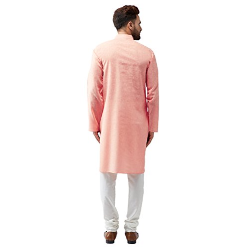 Image of SOJANYA (Since 1958, Men's Silk Blend Grey Kurta Pyjama & Silk Blend Jacket Combo
