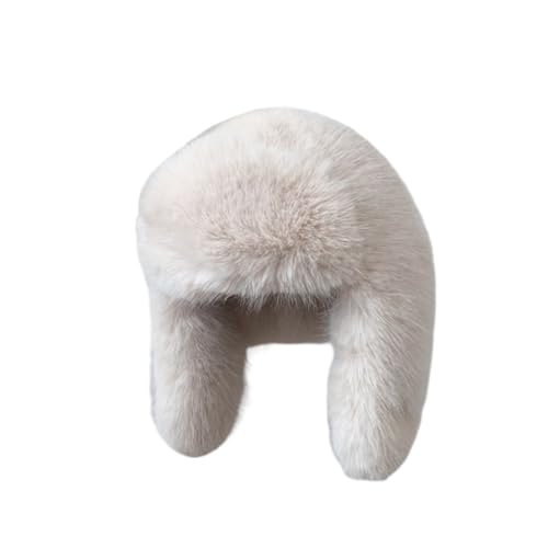 YEKEYI Faux Fur Warm Hat Fashion Hat Faux Mink Hat Versatile New Winter Beret for Women Girls