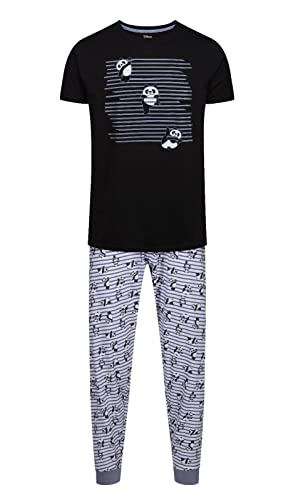 Pyjama pour femme sur le thème des pandas, Thème Panda Noir, X-Small Cover