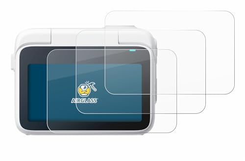 brotect Glass Screen Protector Film compatible with Insta360 Go 3 Action Cam (6 Pack) - Glass-Foil 9H Protection [Scratch Resistant, High Clarity]