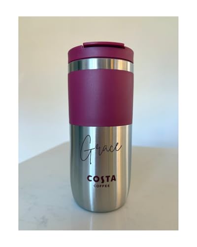 Costa Coffee Personalised Travel Mug Stainless Steel.