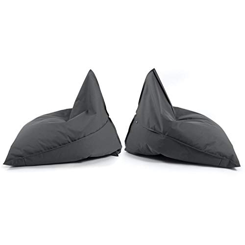 mokebo® Indoor & Outdoor Sitzsack für Balkon & Garten 'Der Schlitten', Bean Bag mit EPS-Perlen Füllung, Relaxliege… – Bild 7